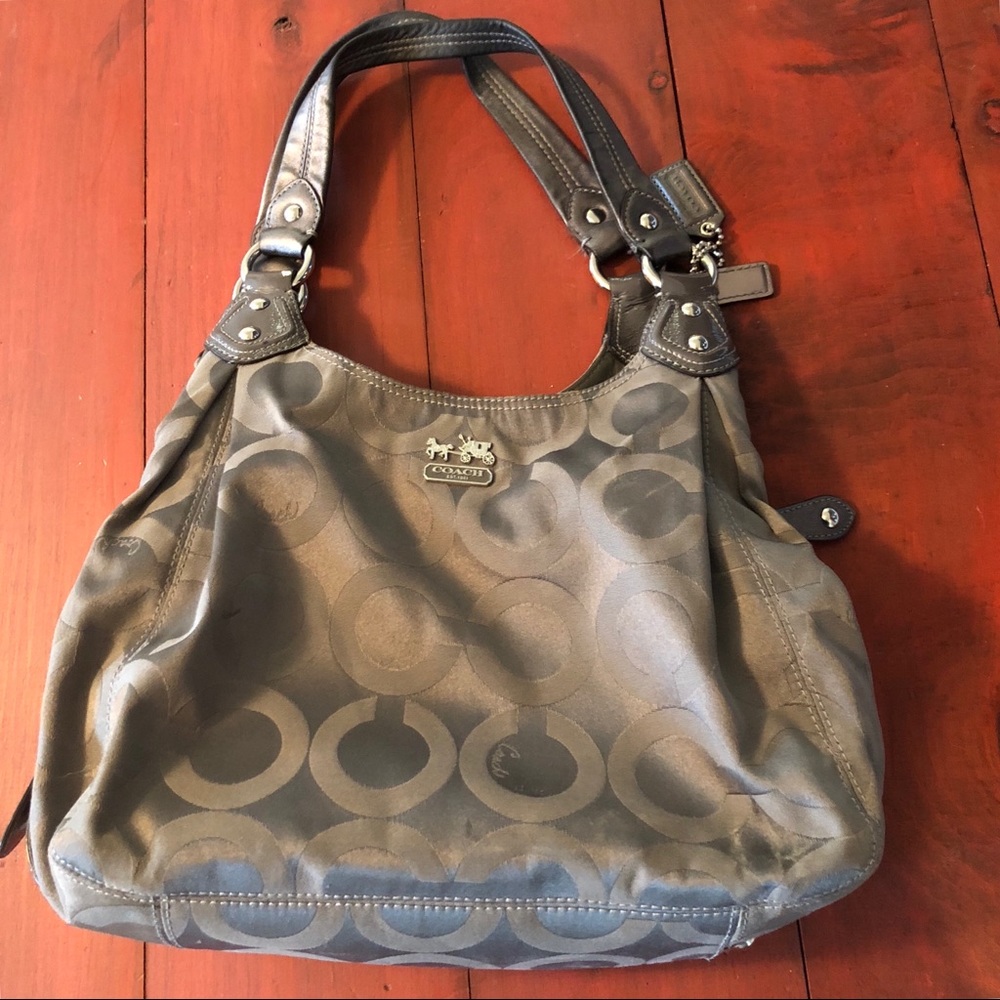 Coach Maggie Mia Grey Bag